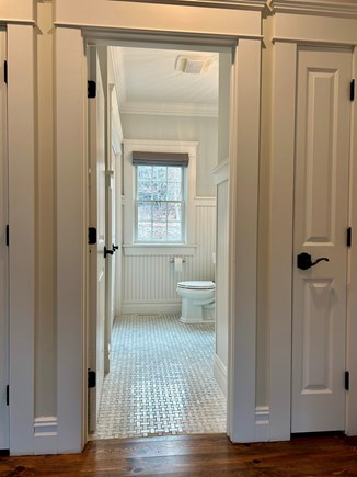 Edgartown Martha's Vineyard vacation rental - A convenient half-bath off the Media Room