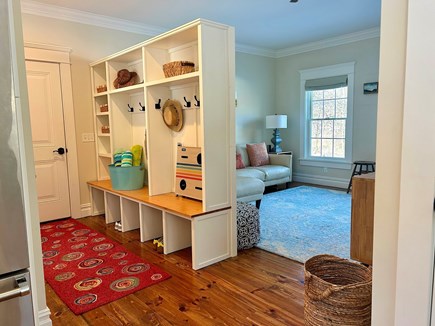 Edgartown Martha's Vineyard vacation rental - New mudroom and entry just finished! Great spot for beach gear.