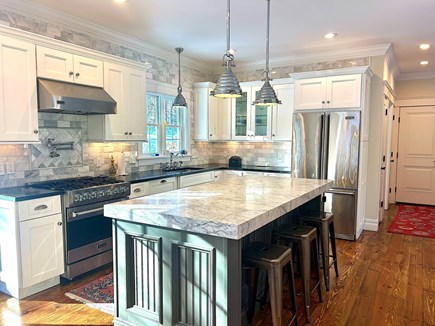 Edgartown Martha's Vineyard vacation rental - A modern, bright and fully-equipped gourmet kitchen.
