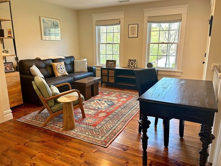 Edgartown Martha's Vineyard vacation rental - Spacious landing has a Queen-size pull-out and a work desk.