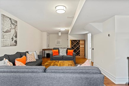 Edgartown Martha's Vineyard vacation rental - Fully finished basement with sofas, pull-outs, TV and games