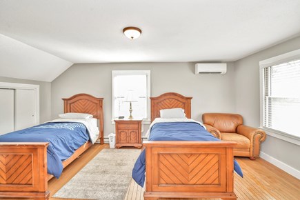 Oak Bluffs Martha's Vineyard vacation rental - Two twin beds and 1 pull-out twin bed from the chair