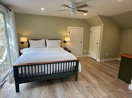 West Tisbury Martha's Vineyard vacation rental - Second floor bedroom has a private deck.