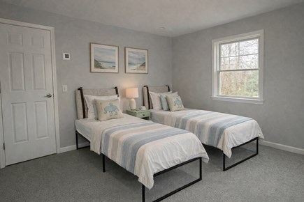 Vineyard Haven Martha's Vineyard vacation rental - 2nd floor 2 twins - bedding AI generated