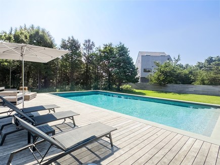 Edgartown Martha's Vineyard vacation rental - Pool area toward house