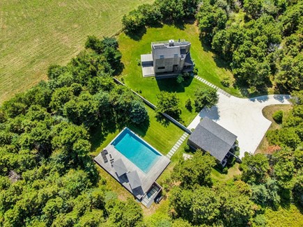 Edgartown Martha's Vineyard vacation rental - Aerial view of Katama compound