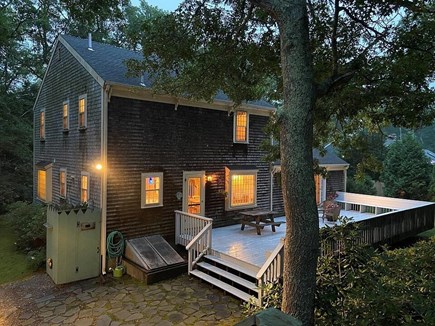 Oak Bluffs Martha's Vineyard vacation rental - Back Deck and Outdoor Shower