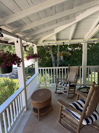 Oak Bluffs, East Chop Martha's Vineyard vacation rental - Lovely front porch for reading and relaxing