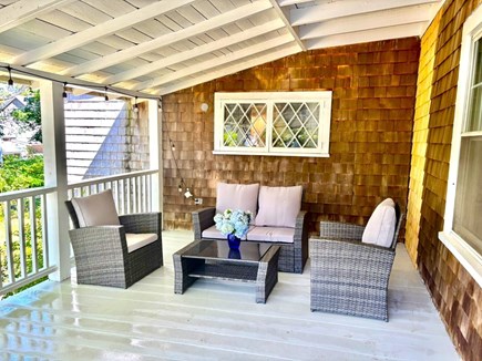 Oak Bluffs, East Chop Martha's Vineyard vacation rental - Relax on porch