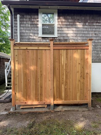 Oak Bluffs, East Chop Martha's Vineyard vacation rental - New Outdoor Shower