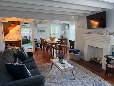 Oak Bluffs, East Chop Martha's Vineyard vacation rental - Living room/Dining Room with TV