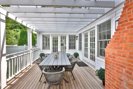 Edgartown Martha's Vineyard vacation rental - Deck with Dining