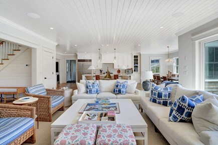 Edgartown Martha's Vineyard vacation rental - Open Living Room/Kitchen Area