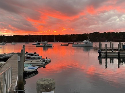Vineyard Haven, Tisbury Martha's Vineyard vacation rental - Lake Tashmoo at sunset