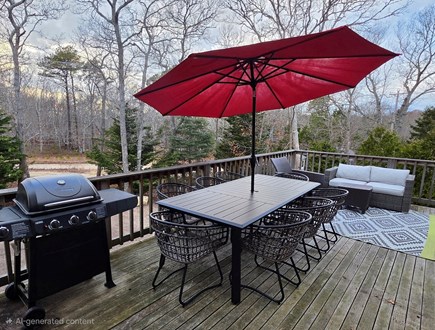 Vineyard Haven Martha's Vineyard vacation rental - Deck