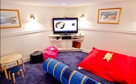 Edgartown Martha's Vineyard vacation rental - Play area in basement.