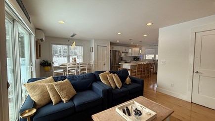 West Tisbury Martha's Vineyard vacation rental - Living Room Toward Dining and Kitchen