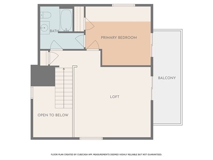 Katama-Edgartown Martha's Vineyard vacation rental - Floor Plan, Second Floor