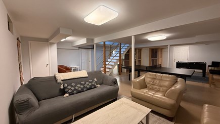 Katama-Edgartown Martha's Vineyard vacation rental - Sitting Area with Table Games, Lower Level