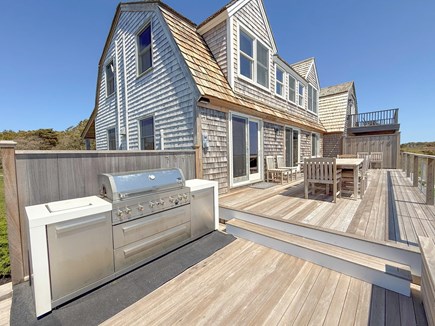 Chappaquiddick Martha's Vineyard vacation rental - Back Deck with Grill and Outside Dining