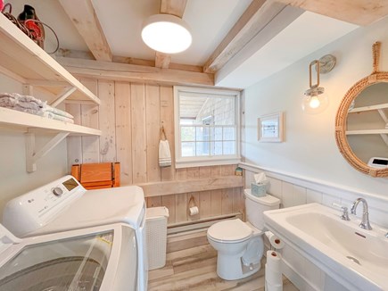 Chappaquiddick Martha's Vineyard vacation rental - Half Bath with Washer & Dryer, First Floor