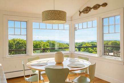Aquinnah Martha's Vineyard vacation rental - Dining area with views