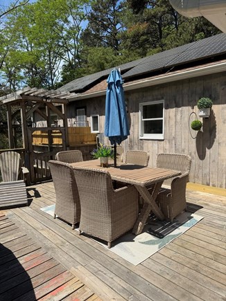 West Tisbury Martha's Vineyard vacation rental - Back Deck
