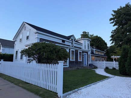 Vineyard Haven, Hydrangea House Martha's Vineyard vacation rental - Side view of house
