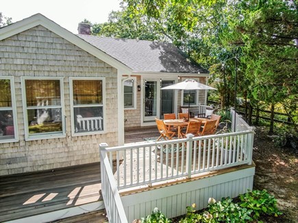 Edgartown Martha's Vineyard vacation rental - Enjoy the quiet and privacy from the back deck