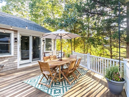Edgartown Martha's Vineyard vacation rental - Spacious deck for outdoor dining