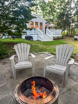Edgartown Martha's Vineyard vacation rental - Patio with firepit