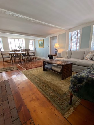 Edgartown Martha's Vineyard vacation rental - Living room into dining area 2