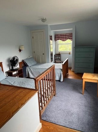 Edgartown, Chappaquiddick Martha's Vineyard vacation rental - Upstairs back bedroom with two twin beds