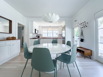 Vineyard Haven Martha's Vineyard vacation rental - Bright dining area with modern seating and natural light