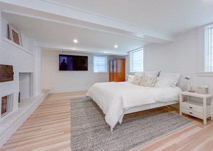 Vineyard Haven Martha's Vineyard vacation rental - Cozy basement bedroom with soft lighting and modern comfort