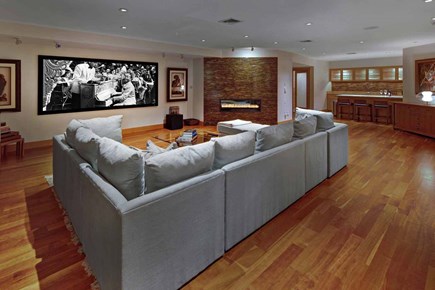 Oak Bluffs Martha's Vineyard vacation rental - Lower Level Media Area