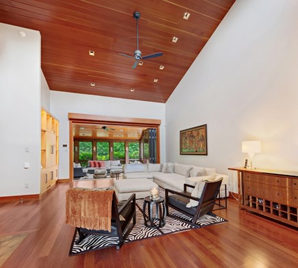 Oak Bluffs Martha's Vineyard vacation rental - Open Concept Living Room Area opens to Screened Porch