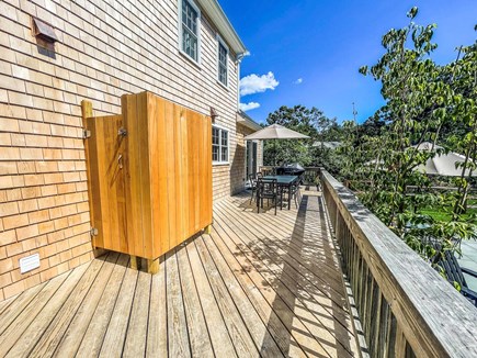 Edgartown Martha's Vineyard vacation rental - Outdoor Shower on Back Deck