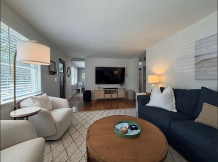 Oak Bluffs Martha's Vineyard vacation rental - Living Room (75" TV, YouTube TV)
