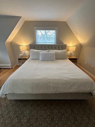 Oak Bluffs Martha's Vineyard vacation rental - Upstairs Bedroom 2 - King Bed (Reading Nook & Walk-In Closet)