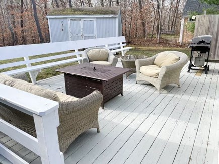 Vineyard Haven Martha's Vineyard vacation rental - Backyard deck