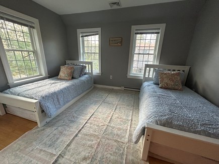 Vineyard Haven Martha's Vineyard vacation rental - Bedroom 2 (two twin beds, each with a trundle underneath)
