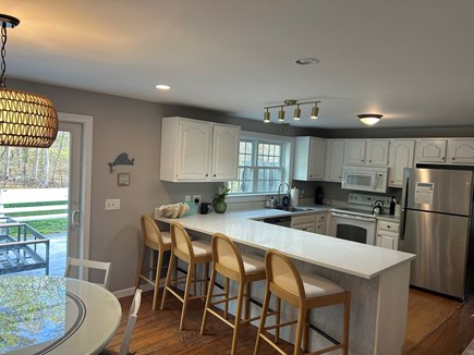 Vineyard Haven Martha's Vineyard vacation rental - View of kitchen from living room