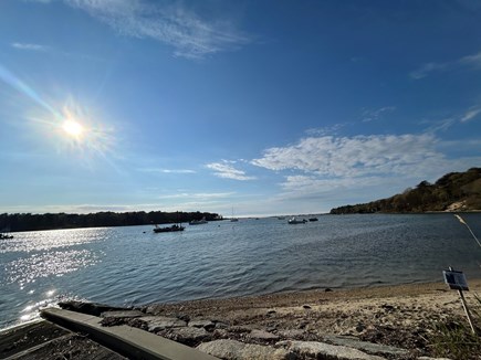 Vineyard Haven Martha's Vineyard vacation rental - Tashmoo Pond at Lake St. Landing -a 0.1 mile walk from the house!