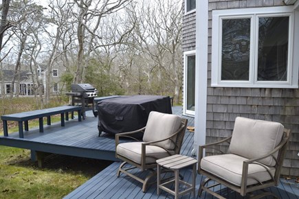 West Tisbury South Shore Martha's Vineyard vacation rental - Back Deck