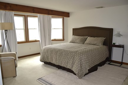West Tisbury South Shore Martha's Vineyard vacation rental - Second floor King size bed, Primary bedroom.