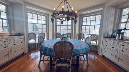 West Tisbury Martha's Vineyard vacation rental - Round Table Dining Room for 10