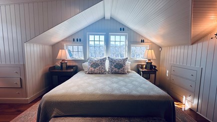 West Tisbury Martha's Vineyard vacation rental - Primary Bedroom Suite Looking Over the Pond