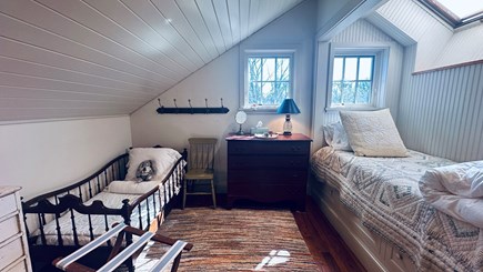 West Tisbury Martha's Vineyard vacation rental - Bedroom with a Twin Size Built-in Bed and Baby Crib