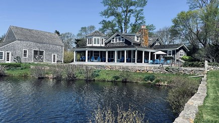 West Tisbury Martha's Vineyard vacation rental - Beautiful Covered Deck with Charming Outdoor Seating